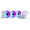 Image de Phanteks Glacier One 360M25 Gen2 AiO Refroidissement par Eau Blanc   Radiateur 360mm, 3x Ventilateurs M25 Gen2 D-RGB, Pompe Silencieuse à 20 dB(A), Ventilateur VRM, PWM, Airflow Optimisé, Tuyaux