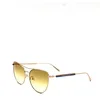Image de Longchamp LO134S 728 Gold/Sun Sunglasses Woman Metallo, Butterfly, 58