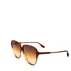 Image de Victoria Beckham VB618S 44811 241 caramel yellow pink sole Men's Acetate, Standard, 60
