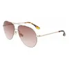 Image de Victoria Beckham VB213S 725 Gold/Wine Sunglasses Woman Metallo, Aviator, 61