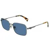 Image de Lanvin LNV104S 050 Dark Rutheniium/Blue Sunglasses Man Metallo, Rectangle, 56