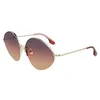 Image de Victoria Beckham VB220S 45977 732 gold grey red honey sole Women's Magnesium, Standard, 64