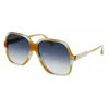 Image de Victoria Beckham VB225S 47944 702 gold brown sole Women's Steel, Standard, 59