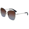Image de LONGCHAMP LO156SL, Lunettes de soleil Femme, GOLD / BROWN BLUE, 60