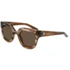 Image de Dragon Dr Purser Ll, Lunettes de soleil Femme, Gris Caramel Gradient/Ll Brown, 49