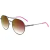 Image de DKNY DK305S 033 Gunmetal Sunglasses Woman Metallo, Round, 54