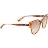 Image de KARL LAGERFELD Kl6069s Lunettes de Soleil, Texture/pêche, Taille Unique Femme