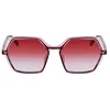 Image de KARL LAGERFELD Kl6083s Lunettes de Soleil, Fraise foncé/Rose, Taille Unique Femme
