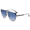 Image de Victoria Beckham VB239S 319 Striped Blue Sunglasses Woman Metallo, Tea Cup, 63