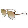 Image de Victoria Beckham VB239S 230 Striped Brown Sunglasses Woman Metallo, Tea Cup, 63