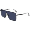 Image de Victoria Beckham VB238S 041 Gun/Midnight Blue Sunglasses Woman Metallo, Shield, 58