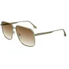 Image de Victoria Beckham VB243S 723 Gold/Honey Gradient Sunglasses Woman Metallo, Navigator, 57