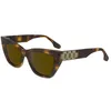Image de Victoria Beckham VB668S 215 Tortoise Sunglasses Woman Acetato, Cat Eye, 55