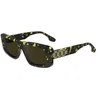Image de Victoria Beckham VB669S 012 Black Yellow Havana Sunglasses Woman Acetato, Modified Rectangle, 55