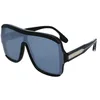 Image de Lunettes de Soleil VICTORIA BECKHAM VB673S 003 BLACK/SILVER MIRROR 64/19/140 Femme
