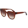 Image de Lunettes de Soleil LONGCHAMP LO755S 830 TRASPARENT RUST 52/18/140 Femme