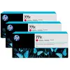 Image de 3 x HP b6y32 a/771 C, NR 771 d'encre d'origine Rouge