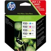 Image de HP 920XL C2N92AE pack de 4, haut rendement, cartouches d'encre d'origine, noir, cyan, magenta et jaune de HP