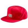 Image de Troy Lee Designs Snapback non structur , patch Speed, rouge coquelicot, taille unique