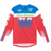 Image de Troy Lee Designs Maillot Sprint à manches longues pour VTT BMX, Fifty-50 Rouge ardent, S