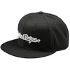 Image de Troy Lee Designs Flat Bill Snapback ; Signature Black OSFA