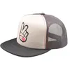 Image de Troy Lee Designs Trucker Snapback Cap, Peace out, vintage white/carbon, one size, 787573020