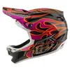 Image de Troy Lee Designs - Casque D4 Carbon; Torched Carbon/Magenta XL