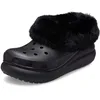 Image de Crocs Unisexe Adulte Classic Lined Clog Sabots, Black/Black, 39/40 EU