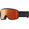 Image de ATOMIC Masque de Ski Count JR cylindrique pour Enfants, Noir, Monture Confortable Live Fit, Convient pour Les porteurs de Lunettes, Vision Claire, Strap recouvert de Silicone