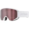 Image de ATOMIC Masque Atomic Savor pour adultes, Blanc, Monture Live Fit confortable, Vision claire grâce à la technologie d’écran Flash, Convient également aux porteurs de lunettes