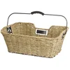 Image de M-Wave Ocean R Panier Mixte en jonc de mer Marron 41 x 29,5 x 17/14,5 cm