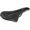 Image de ROAD/MTB saddle, VELO - FIT ATHLETE BC, M, 280 x 147 mm, black with silver stripes, on card