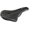 Image de Road/MTB Saddle, VELO - FIT Athlete BC, L, 277 x 155 mm, Black with Silver Stripes, on Card