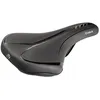 Image de Trekking saddle, VELO - FIT TRAVELLER, L, 284 x 172 mm, black with silver stripes, on card