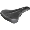 Image de Trekking saddle, VELO - FIT TRAVELLER, XL, 260 x 191 mm, black with silver stripes, on card