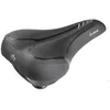 Image de City/Comfort saddle, VELO - FIT TOWNIE, XXL, 267 x 238 mm, black with silver stripes, on card