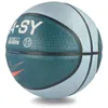 Image de Nike Playground N.100.7112.419.07 Ballon de Basket en Caoutchouc 8P 2.0 K Durant Deflated en Couleur Ocean Bliss/Mineral Teal/Faded Spruce/Hot Punch Taille 7