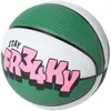 Image de Nike Playground 8P 2.0 Giannis Antetokounmpo Ballon de Basket   Taille 7   Malachite/Blue Tint/Black/Playful Pink   Ballon Signature avec Design GA et Logo Freak N100413933107