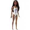Image de Barbie - Maillot De Bain Blanc - Poupée Mannequin - FJD99