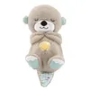 Image de Fisher-Price - Ma Loutre Câlins Bonne Nuit - Peluche Veilleuse Bébé Musicale et Lumineuse - Jouet dEveil - Dès la naissance FXC66