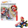 Image de Hot Wheels Mattel Mario Kart Mini-véhicule Mario à l'échelle 1:64, inspiré par Les Personnages et Voitures du Jeu, Jouet pour Enfant, GBG26
