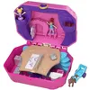 Image de Polly Pocket Coffret Univers La Boîte à Musique avec 2 Mini-Figurines et Accessoires, Autocollants et 5 Surprises Cachées, Jouet Enfant, édition 2018, GCJ88, Multicolore
