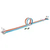 Image de Hot Wheels Action Coffret Piste Double Boucle en Folie, Fourni avec Deux Petites Voitures de Course, Jouet pour Enfant, GFH85 Multicolore