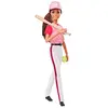 Image de Barbie Sport Tokyo 2020, Coffret Baseball, poupée articulée Brune avec Casquette, Veste des Jeux Olympiques et Accessoires, Jouet pour Enfant, GJL77