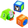 Image de Fisher-Price Nouveaux Cubes d'éveil Surprises, Multiples activités et textures pour éveiller les sens de Bébé, dès 6 mois, GJW13