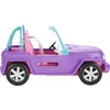 Image de Barbie Voiture Buggy décapotable, véhicule Tout-Terrain Violet, Bleu et Rose, Jouet pour Enfant, GMT46