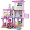 Image de Barbie Maison de Rêve pour Poupées avec 3 Niveaux, avec Lumières Et Sons, Plus De 75 Accessoires Inclus, 109 cm De Haut, Jouet pour Enfant de 3 Ans et Plus, GRG93