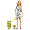 Image de Barbie Famille l'anniversaire Perdu de Chelsea Coffret poupée Blonde et Son Chiot, Accessoires de Voyage Inclus, Jouet pour Enfant, GRT87