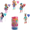Image de Barbie Color Reveal Mini-poupée Chelsea avec 6 éléments mystère, série Fête, 4 sachets Surprise, modèle aléatoire, Jouet pour Enfant, GTT26