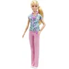 Image de Barbie - Barbie infirmière - Poupée Mannequin - Dès 3 ans GTW39